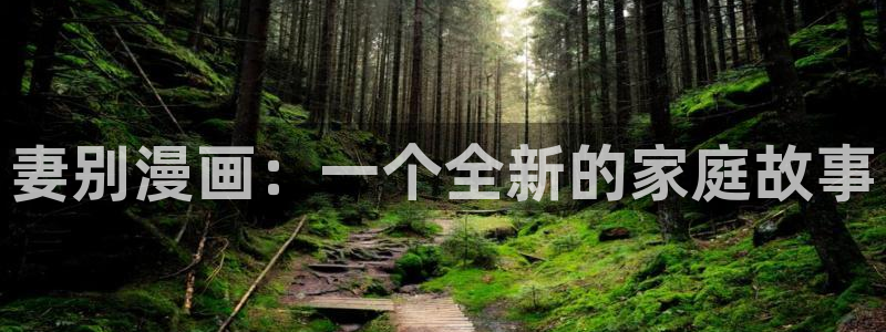 漫蛙2免费下载正版入口：妻别漫画：一个全新的家庭故事